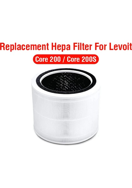 2x PM2 5 Levoit hava temizleyici çekirdeği için HEPA Filtresi 200 Aktif Karbon Filtre Çekirdeği 200s Hava Temizleyici Filtresi (Yurt Dışından) modelleri