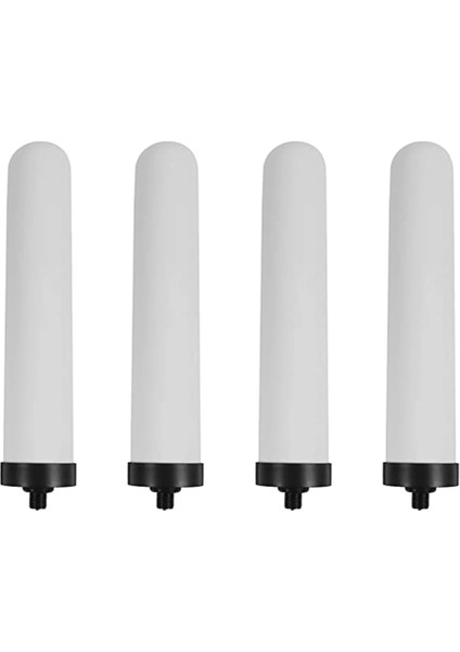 4x Çok Faaliyetli Sürahi Temizleyici Elemanları Mum Alet Pur Filtresi Sağlam Seramik Filtre Elemanları Inç Plastik (Yurt Dışından)