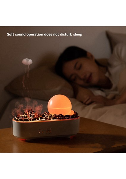 Volcano Nemlendirici Ev Büyük Sis Masaüstü Nemlendirici Yatak Odası Gece Işık Hava Nemlendiricisi (Yurt Dışından) fırsatları