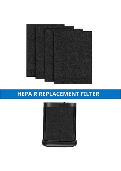 4 Aktif Karbon Ön Filtreler Honeywell Air Firicer HPA 300/ Ön Filter A/ HRF-AP1 4pcs için yedek (Yurt Dışından) indirimleri
