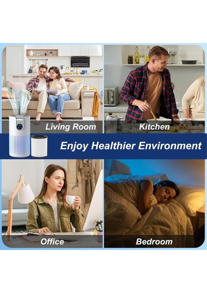 2pcs Mooka M03 için Yedek Filtresi Hava Temizleyici H13 Gerçek HEPA Filtresi Yüksek Verimli Aktif Karbon Filtresi (Yurt Dışından) indirimleri