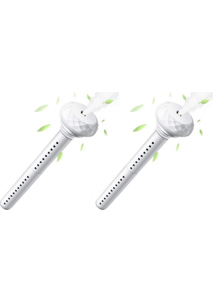 2x Mini Taşınabilir Nemlendirici Serin Sis Nemlendiricisi USB Hava Nemlendirici Seyahat Ofisi Için Su Şişesi Olmadan Otel Arabası (Yurt Dışından)