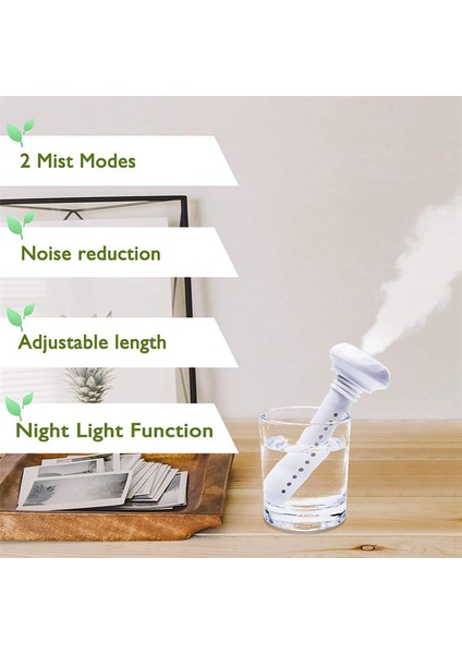 2x Mini Taşınabilir Nemlendirici Serin Sis Nemlendiricisi USB Hava Nemlendirici Seyahat Ofisi Için Su Şişesi Olmadan Otel Arabası (Yurt Dışından) modelleri