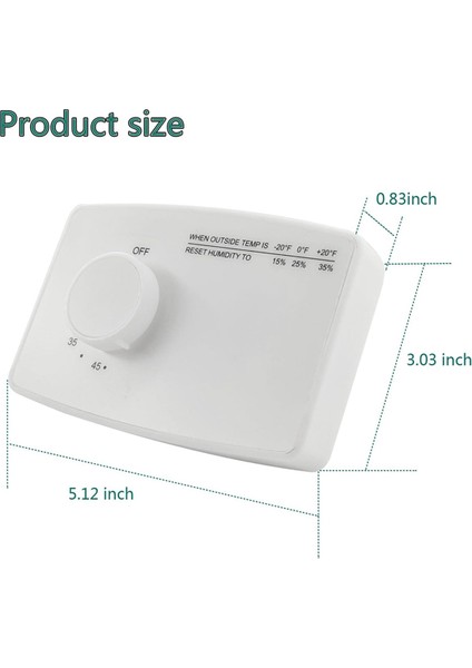 4655 Dijital Kontrol Humidistat Kontrol Anahtarı Tüm Ev Kanalı Veya Duvara Monte Edilmiş Nemlendirici Kontrolü Humidistat 110V (Yurt Dışından) modelleri