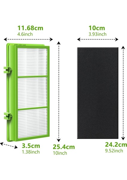 Holmes Aer1 HAPF300AH Makyaj Çıkma Filtresi, Yedek Parçalar HAPF300AH-U4R, HAP242-NUC, Vb. Için Yedek Gerçek Filtre (Yurt Dışından) fiyatları