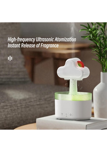 Yağmur Bulutu Hava Nemlendiricisi Elektrik Aromaterapi Esansiyel Yağı Difüzör Rahat Yağmur Yağmur Damla Gece Lambası Us Fiş (Yurt Dışından) fırsatları