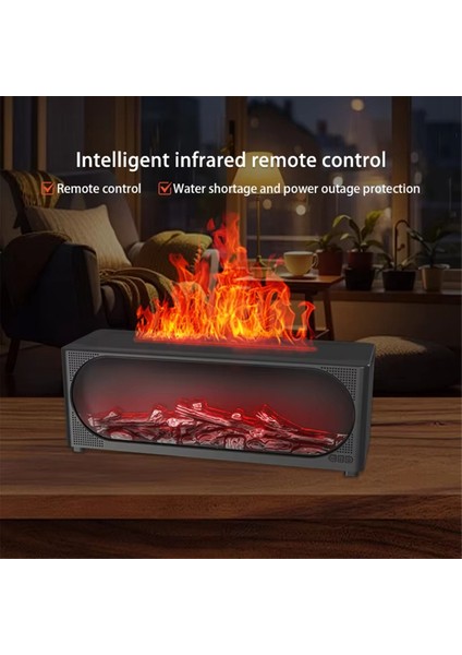 Nemlendirici Simülasyon Alev Aromaterapi Nemlendirici Gece Işığı İletici Yağ Difüzörlü Ev Aromaterapi Difüzörü (Yurt Dışından) fiyatları