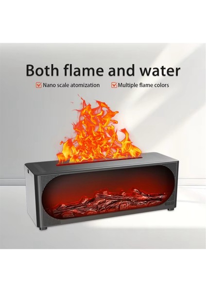 Nemlendirici Simülasyon Alev Aromaterapi Nemlendirici Gece Işığı İletici Yağ Difüzörlü Ev Aromaterapi Difüzörü (Yurt Dışından) modelleri