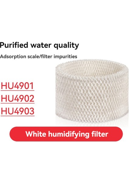 3pcs HU4101 Humıdıcıcıcıcıcıcıcıps HU4901/HU4902/HU4903 Hava Nemlendirici Filtreleri Yatak Odası Ofisi Için (Yurt Dışından) modelleri