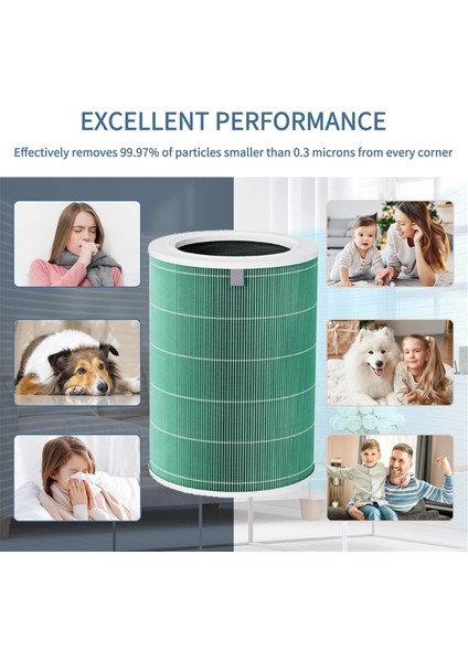 Xiaomi Için Hava Arıtma Filtresi Hava Temizleyicisi 4pro Rfıd Çip H13 True Hepa Ön Filter Aktif Karbon Hava Filtresi (Yurt Dışından) indirimleri