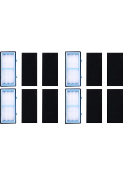 4 Hepa + 8 Karbon Booster Filtreleri Holmes Aer1 Hepa Tipi Toplam Hava Filtresi, Holmes Hava Seraplama Filtresi Aer1 Serisi (Yurt Dışından)