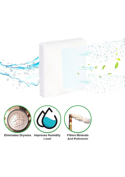 Vornado MD1-0034 Evaporatif Nemlendirici Aksesuarlar Model EVAP40 Evap2 EV100 için uyumlu 12x yedek filtreler (Yurt Dışından) fiyatları