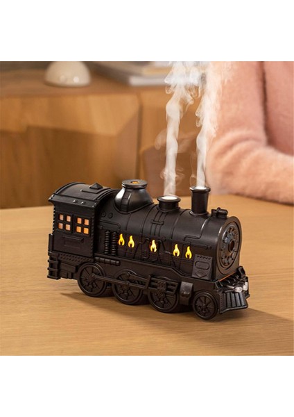 USB Nemlendirici 300ML Tren Şeklinde Uçucu Yağ Difüzörü Sessiz Serin Mist 2 Aydınlatma ve 2 Mist Modu Aromaterapi A (Yurt Dışından) fırsatları