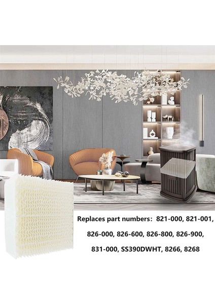 2pcs 1043 Nemlendirici Süper Fitlik Filtresi Aircare Bemis Essick Için 821000 Nemlendirici Filtrelerle Uyumlu (Yurt Dışından) indirimleri