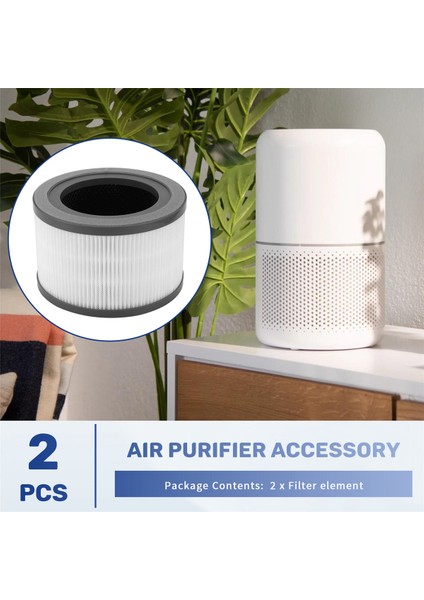 Levoit Vista 200 Hava Arıtanı için 2 PCS Hava Temizleyici Değiştirme Filtresi 3&#39 ü 1 arada verimlilik aktif karbon HEPA filtresi (Yurt Dışından) indirimleri