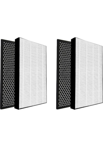 2x FY1413/40 Aktif Karbon ve FY1410/40 Hepa Replasman Filtresi Philips Hava Arıtma Serie, AC1214/1215/1217&#39;YI Değiştirin (Yurt Dışından)