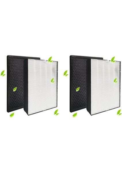 Philips FY2420/40 FY2422/40 için 2x HEPA Filtresi Değiştirme Filtresi Hava Alanı 2000 2000i Serisi AC2889 AC2887&#39 yi değiştirin (Yurt Dışından)