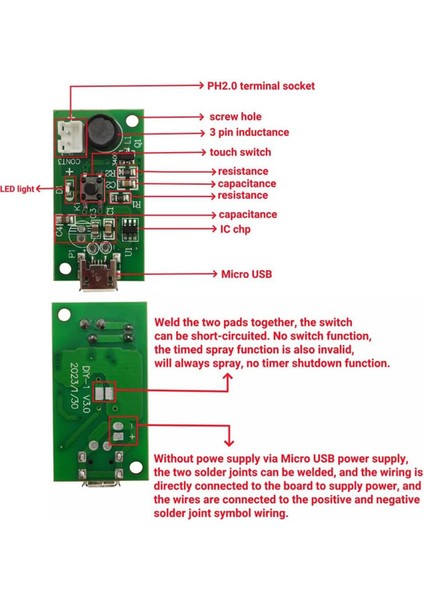 6 Pack Dc 5V USB Nemlendirici Atomizasyon Disk Mirco Arayüz Atomizasyon Sürücü Devre Kartını Dıy Evi Için (Yurt Dışından) modelleri