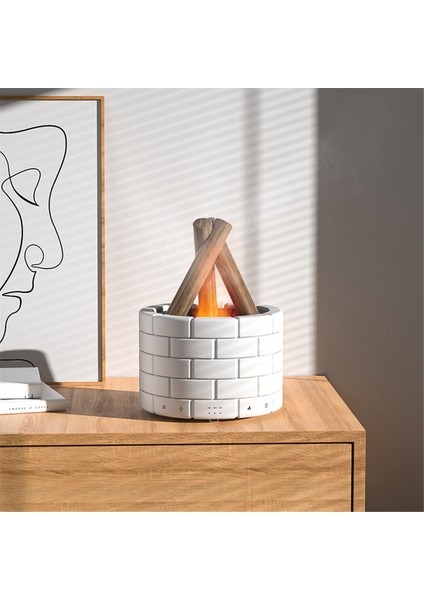 Simülasyon Alev Difüzör Kamp Ateşi Nemlendirici Difüzör Koku Ofisi Ev Alev Nemlendirici Aromaterapi Makinesi (Yurt Dışından) fırsatları