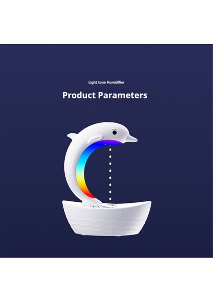 Dolphin Su Damlacık Nemlendiricisi Bluetooth Hoparlör Işık Tonu Nemlendirici Renkli Işıklar (Yurt Dışından) fırsatları