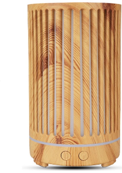 Simüle Edilmiş Ahşap Baskılı Humdifie 200ML Renkli Taşınabilir Nemlendirici Düşük Gürültü Yatak Odası Ofisi Için Küçük Nemlendirici, B (Yurt Dışından)