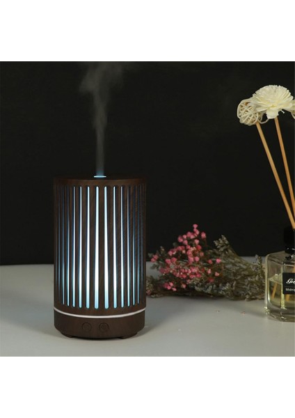 Simüle Edilmiş Ahşap Baskılı Humdifie 200ML Renkli Taşınabilir Nemlendirici Düşük Gürültü Yatak Odası Ofisi Için Küçük Nemlendirici, B (Yurt Dışından) modelleri