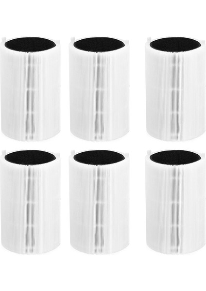Blueair mavisi için 6x yedek filtre 411/411+ &amp Blueair 3210 Hava Temizleyici Filtresi Aktif Karbon Filtresi (Yurt Dışından)