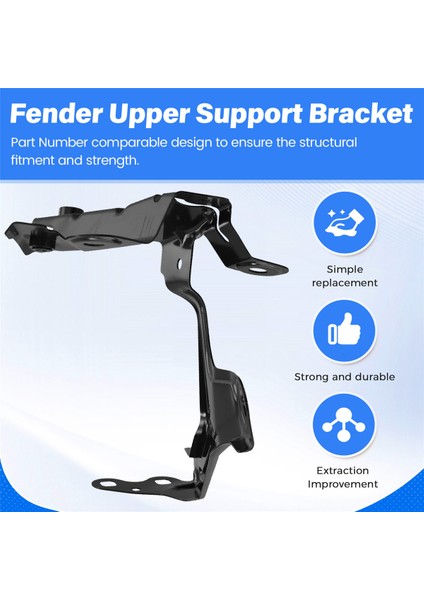 Bmw 5 Serisi G30/G38/G31 Sağ Çamurluk Braketi Ön Çamurluk Üst Destek Braketi 41007440424 (Yurt Dışından) indirimleri