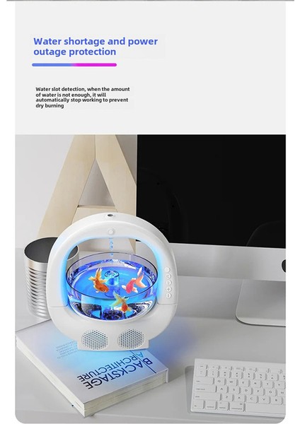 Bluetooth Hoparlör Nemlendirici ve Atmosfer Hafif Ev Kullanın Feng Shui Dekorasyon Hava Nemlendiricisi (Yurt Dışından) fiyatları