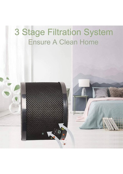 Taotronics Için 3x Hepa Filtresi TT-AP001 Vava VA-EE014 Için Hava Temizleyicisi Aktif Karbon Filtreli Hava Temizleyici (Yurt Dışından) fiyatları