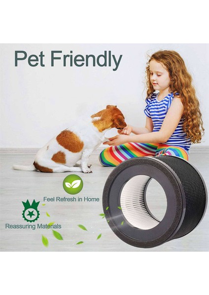 Taotronics Için 3x Hepa Filtresi TT-AP001 Vava VA-EE014 Için Hava Temizleyicisi Aktif Karbon Filtreli Hava Temizleyici (Yurt Dışından) modelleri