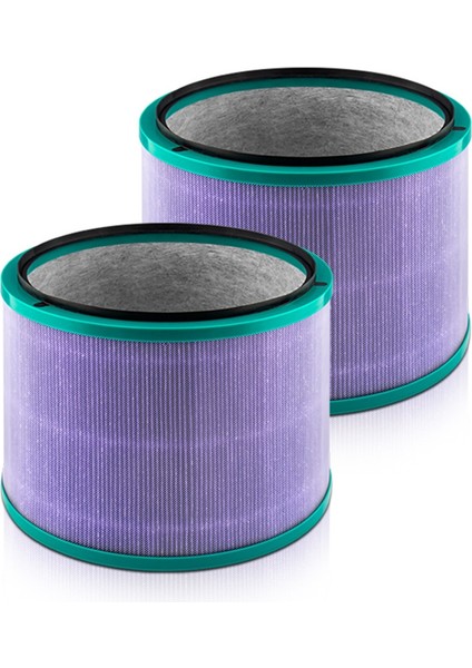 2 Paket HP01HEPA Filtre Değiştirme Dyson HP01 HP02 DP01 DP01 DP02 Masa Serapçıları için Uyumlu Bölüm 968125-03 (Yurt Dışından)