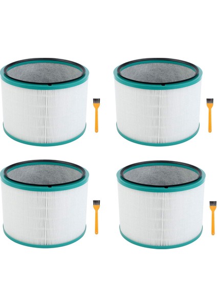 4x Dyson DP01 Için Filtre DP03 HP00 HP00 HP01 HP02 HP03 Masa Açılıcılar Saf Sıcak Soğuk Bağlantı Hava Arıtma Hepa Filtresi (Yurt Dışından)
