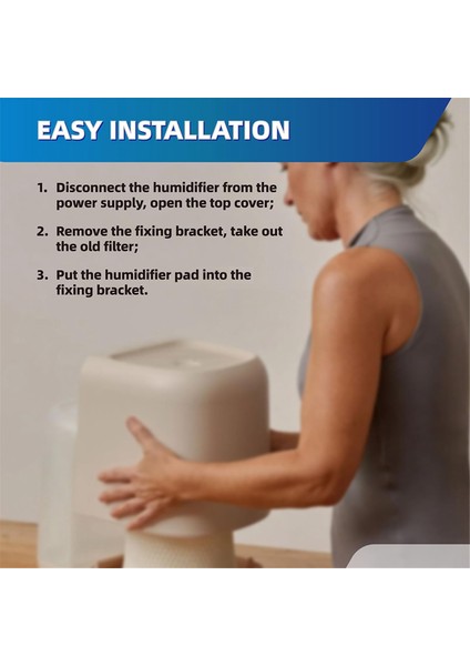 2pcs Nemlendirici Wicking Wicking Değiştirme Filtresi Kanopi Başucu Kreş Nemlendirici Filtresi (Yurt Dışından) fiyatları