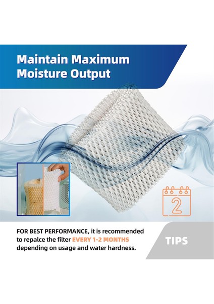 2pcs Nemlendirici Wicking Wicking Değiştirme Filtresi Kanopi Başucu Kreş Nemlendirici Filtresi (Yurt Dışından) fırsatları