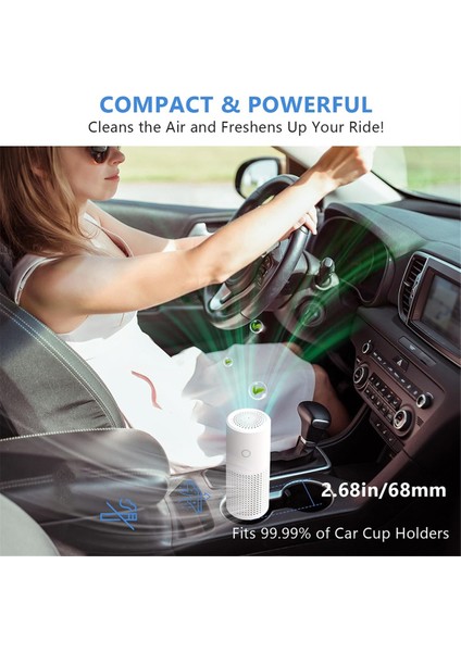 Mini taşınabilir hava temizleyici ev için HEPA hava temizleyici sessizlik ve ev yapımı aromaterapi ile ev yatak odası ofis arabası için (Yurt Dışından) indirimleri