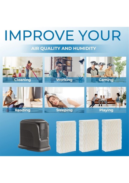 3pcs HDC311 Yedek Wicking Nemlendirici Filtresi Essick Air HDC311 EA1201 EA1201 Nemlendirici Süper Fitil Filtre (Yurt Dışından) indirimleri