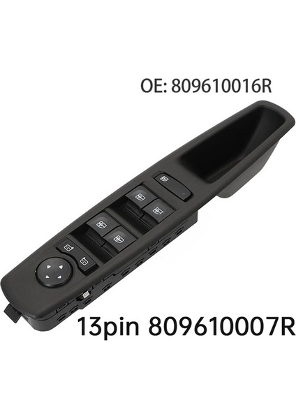Renault Scenic Megane Mk3 2009-2016 Için Yeni 13 Pıns Kürek Penceresi Ana Kontrol Anahtarı Düğmesi 809610007R 80961-0016R (Yurt Dışından) modelleri