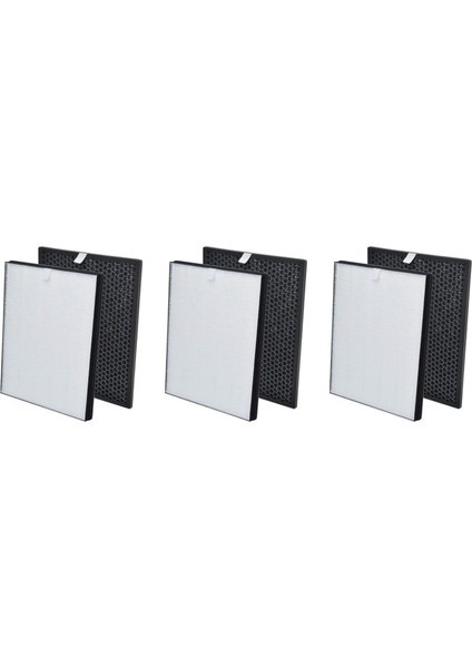 3x FY1413/40 Aktif Karbon ve FY1410/40 Hepa Replasman Filtresi Philips Hava Arıtma Serie, AC1214/1215/1217&#39;YI Değiştirin (Yurt Dışından)