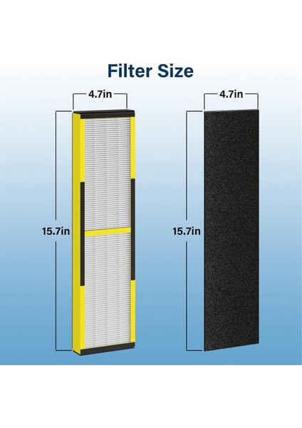AC4825 AC4850 2 True HEPA + 8 Karbon Filtreleri için Germ Guardian Hava Temizleyicisi için FLT4825 Değiştirme Filtresi (Yurt Dışından) fırsatları