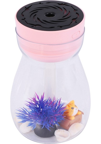 2x Sevimli Serin Sis Nemlendirici Ofis Yatak Odası Hava Temizleyici USB Şarjı Kawaii Hava Nemlendirici LED Hafif Şişe (Pembe) (Yurt Dışından) fiyatları