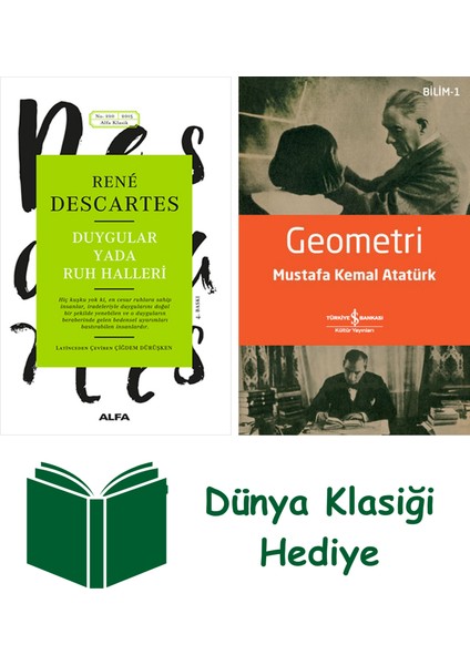 Duygular Yada Ruh Halleri + Geometri + Dünya Klasiği Hediye