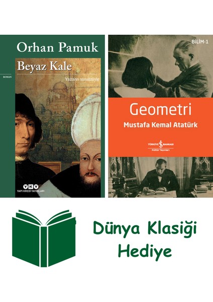 Beyaz Kale + Geometri + Dünya Klasiği Hediye