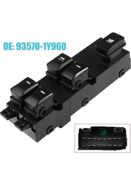 Kia Morning Picanto 2011-2015 Için Ön Sol Sürücü Tarafı Elektrikli Cam Anahtarı Renegade Kaldırma Düğmesi 93570-1Y960 935701Y960 (Yurt Dışından) modelleri
