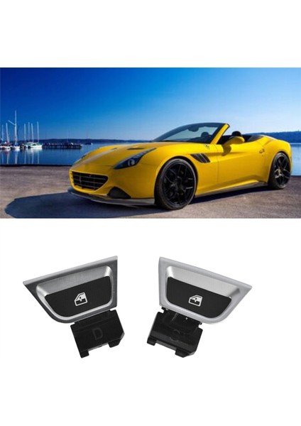 Ferrari California T 2015-2018 Cam Kaldırma Anahtarı Için 1 Çift 309096 309097 Elektrikli Cam Anahtarı Düğmesi ve Destekleyici (Yurt Dışından) fırsatları