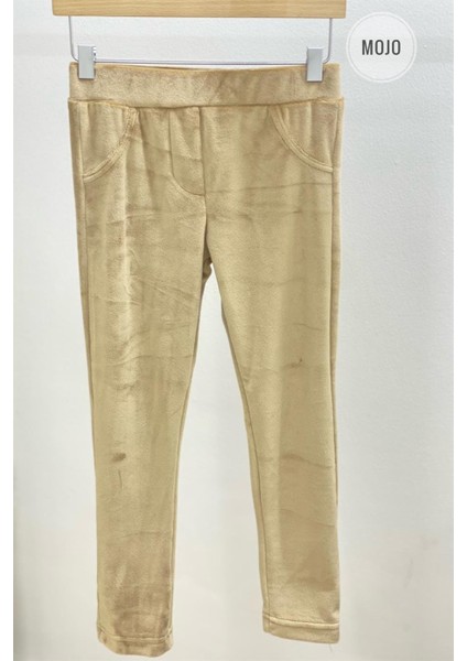 Mojo Kız Çocuk Kadife Tayt 3623 Camel fırsatları