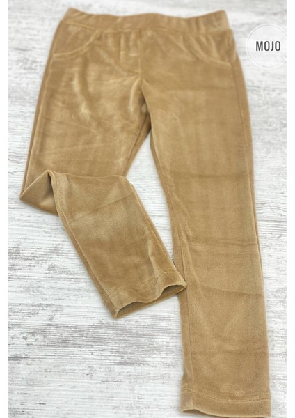 Mojo Kız Çocuk Kadife Tayt 3623 Camel indirimleri