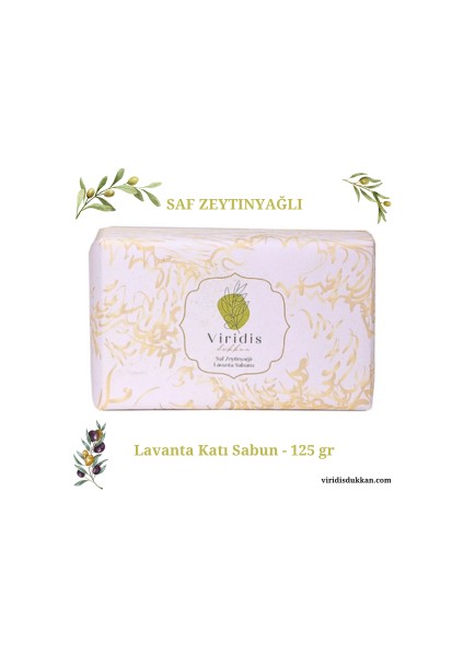 💜 Saf Zeytinyağlı Lavantalı Katı Sabun