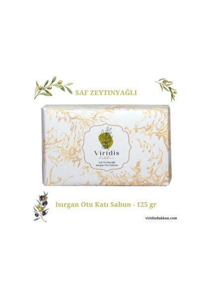 🍃 Saf Zeytinyağlı Isırgan Otlu Katı Sabun