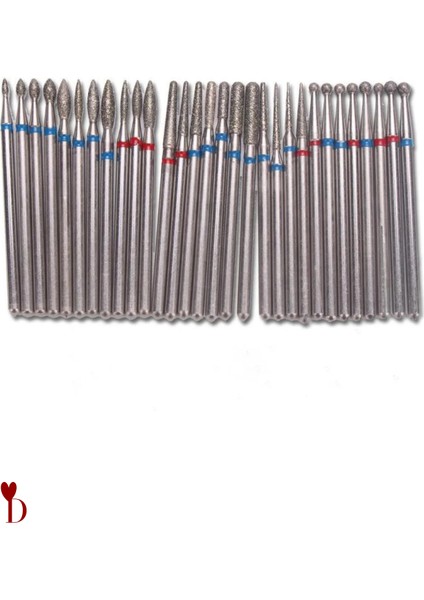 Merttools Elmas Camcı Seti 30 Parça Matkap Ucu Ahşap Oyma Freze Gravür Dremel Uç Seti 3 mm Sap modelleri